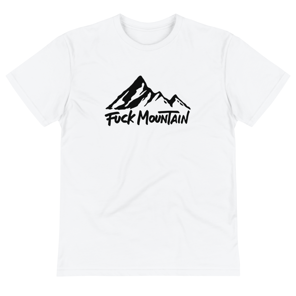 Fuck Mountain Sustainable T-Shirt (White)