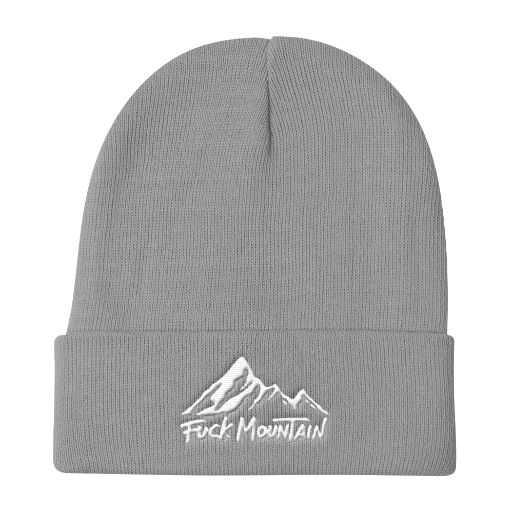 Fuck Mountain Knit Beanie