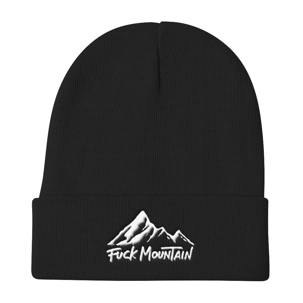Fuck Mountain Knit Beanie