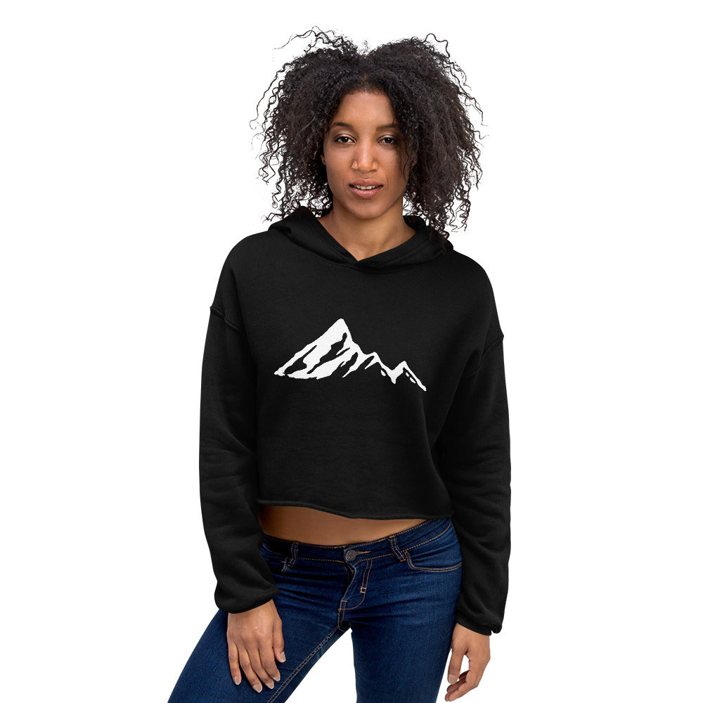 Fuck Mountain Classic Women's Crop Hoodie